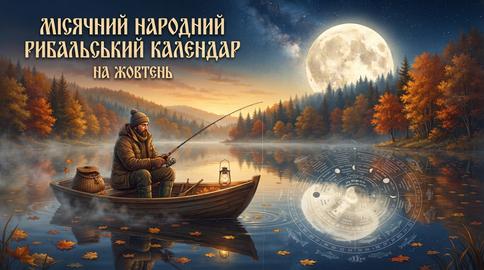 Місячний народний рибальський календар на жовтень